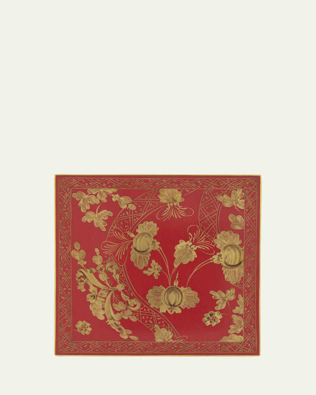 Oriente Italiano Rubrum Porcelain Placemats, Set of 2